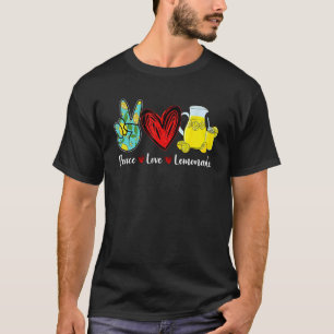 Peace Love Lemonade Yellow Lemon Lover Women Men G T-Shirt