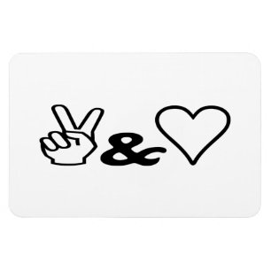 Peace & Love Magnet