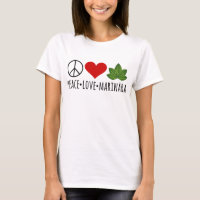 Peace Love Marinara Basil Leaves Cluster