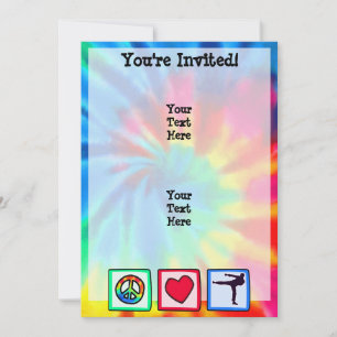 Peace, Love, Martial Arts Invitation