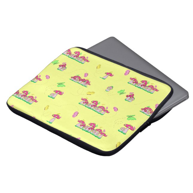 Peace Love Mushrooms iPad Smart Cover (Front Top)