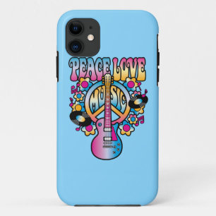 Peace Love Music Case-Mate iPhone Case