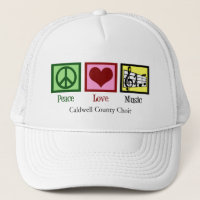 Peace Love Music Custom Cute Musician