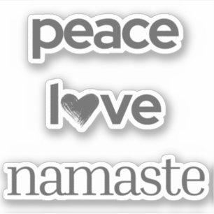 Peace Love Namaste Life   Modern Motivational Yoga