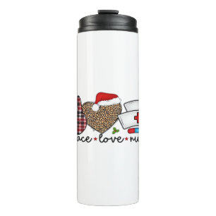 Peace Love Nurse, Halloween Classic T-Shirt Thermal Tumbler