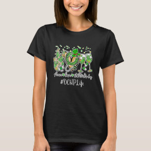 Peace Love Nurse St Patrick Day 2022 Dchp Emt Cma  T-Shirt