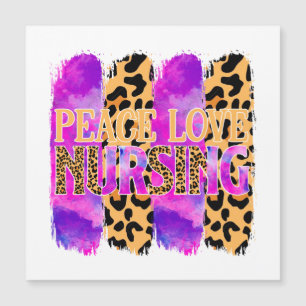Peace Love Nursing – Cute Nurse Design (2)