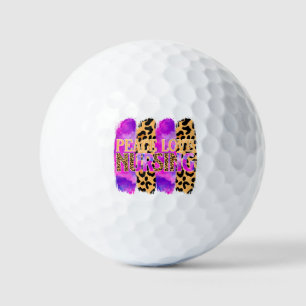 Peace Love Nursing – Cute Nurse Design (2) Golf Balls