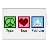 Peace Love Nutrition Card