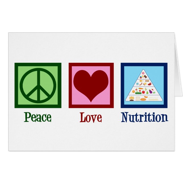 Peace Love Nutrition Card (Front Horizontal)