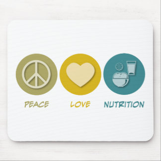 Peace Love Nutrition Mouse Pad