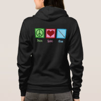 Peace Love Oboe Player Women's