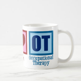 Peace Love Occupational Therapy Coffee Mug