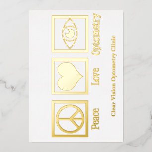 Peace Love Optometry Custom Eye Doctor Gold
