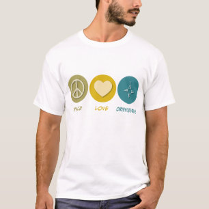 Peace Love Orienteering T-Shirt