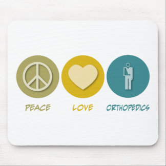 Peace Love Orthopaedics Mouse Pad