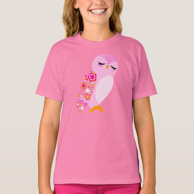 Peace & Love Owl T-Shirt (Front)