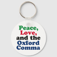 Peace Love Oxford Comma English Grammar Humour