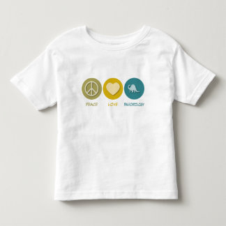 Peace Love Paleontology Toddler T-Shirt