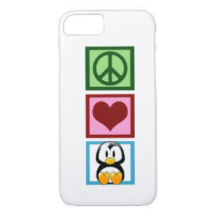 Peace Love Penguins iPhone 8/7 Case