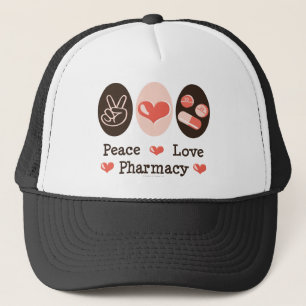 Peace Love Pharmacy Hat