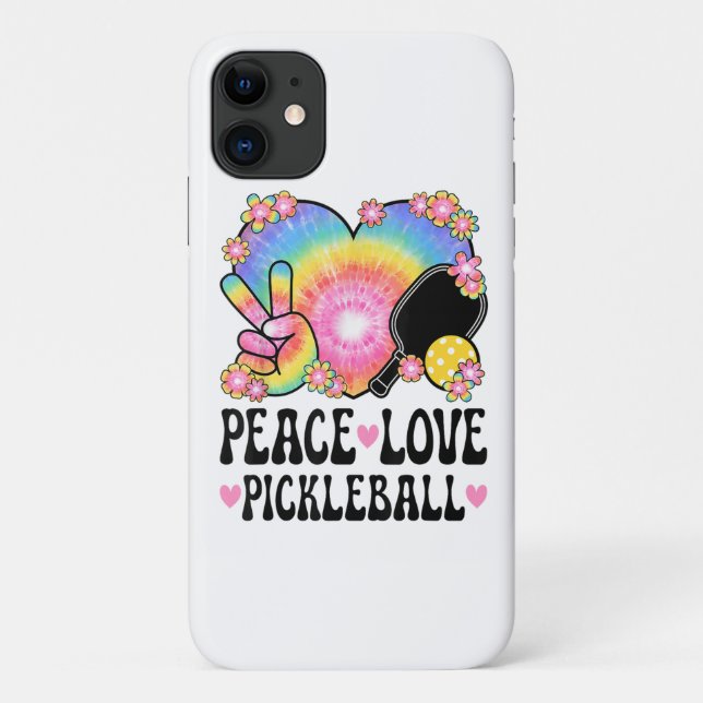 Peace Love Pickleball Case-Mate iPhone Case (Back)