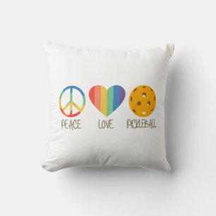 Peace Love Pickleball Cushion