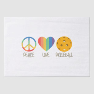 Peace Love Pickleball Tissue Paper