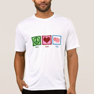 Peace Love Pigs Cute T-Shirt