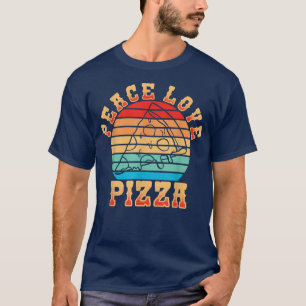Peace Love Pizza Lovers I Love Pizza377 T-Shirt