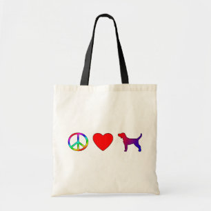 Peace Love Plott Hounds Tote Bag