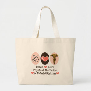 Peace Love PM&R Tote Bag