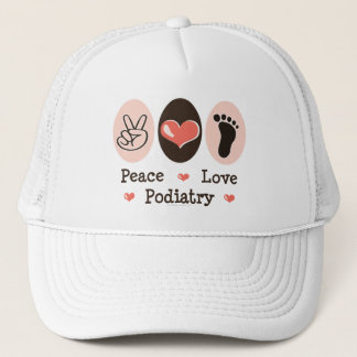 Peace Love Podiatry Podiatrist Hat
