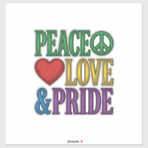 Peace Love Pride Vintage Engraving Vector Design_1