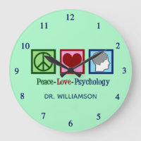 Peace Love Psychology Cute Psychologist Office