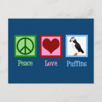 Peace Love Puffins