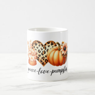 Peace Love Pumpkin Coffee Mug