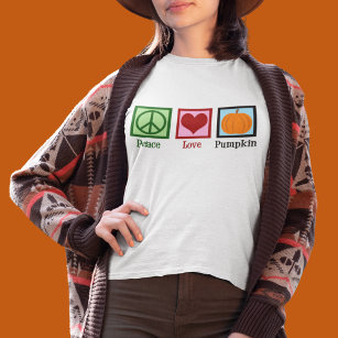 Peace Love Pumpkin Women's T-Shirt