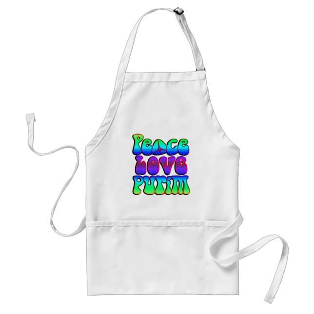 Peace Love Purim Standard Apron (Front)