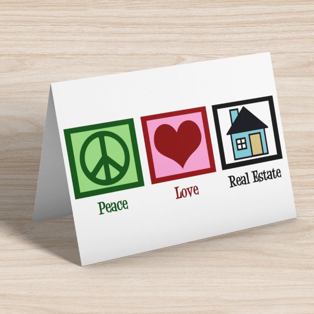 Peace Love Real Estate Card (Creator Uploaded)