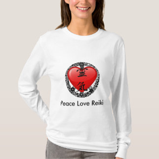 Peace Love Reiki Hoody Long Sleeve-option 2