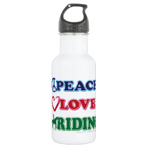 Peace Love Riding 532 Ml Water Bottle