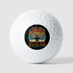 Peace Love & Rock & Roll Guitar Player Guitarist V Golf Balls