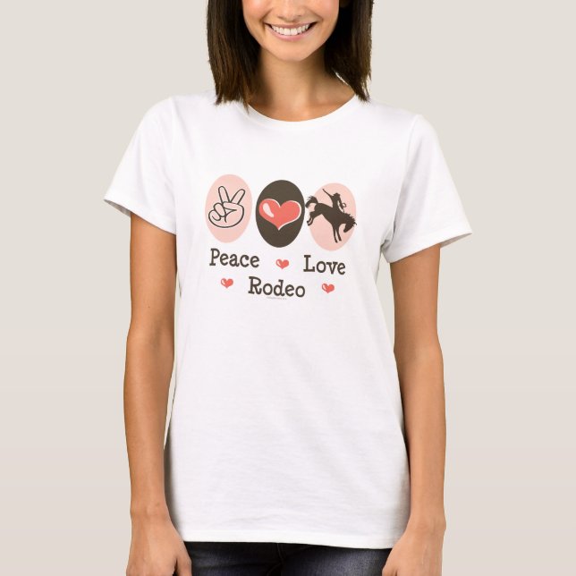 Peace Love Rodeo T-shirt (Front)
