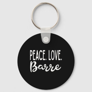 Peace Love Rre Exercise Yoga Rre Fitness Cl  Key Ring