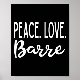 Peace Love Rre Exercise Yoga Rre Fitness Cl Poster