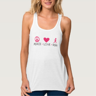 Peace * Love * Run Singlet