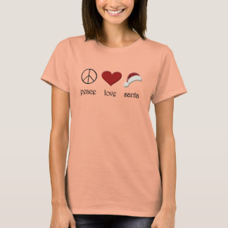 Peace Love Santa T-Shirt