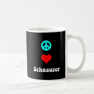 Peace love Schnauzer Coffee Mug