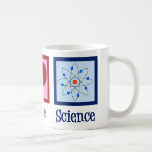 Peace Love Science Coffee Mug